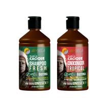 Kit capilar receitas do cacique força e hidratação 500ml