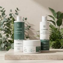 Kit capilar reconstrução shampoo + condicionador + mascara lunnaè Kit capilar reconstrução shampoo + condicionador + mascara lunnaè