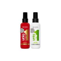 Kit Capilar Revlon - Leave-in All in One Hair Tratament e Leave-in Uniq One Green Tea Hair Tratament