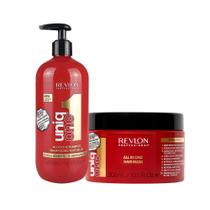 Kit Capilar Revlon Uniq One All in One - Shampoo 490 ml + Máscara 300 ml - Revlon Professional