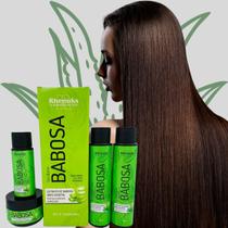 Kit Capilar Rhenuks Babosa Fortalecimento Avançado e Hidratação Natural 4 Itens