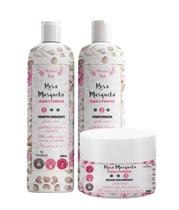 Kit Capilar Rosa Mosqueta Argan e Pantenol - Dokmos 3pçs