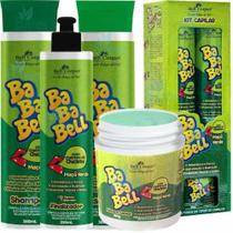 Kit Capilar Shampoo BabaBell Babbaloo Bell Corpus (Cheirinho de Bubbaloo) Com 4 Itens