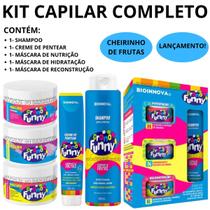 Kit Capilar Shampoo Creme De Pentear 3 Máscaras Reconstrução