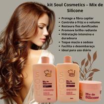 Kit Capilar Soul Mix de Silicone Shampoo Condicionador Máscara Kit Capilar Soul Mix de Silicone Shampoo Condicionador Máscara
