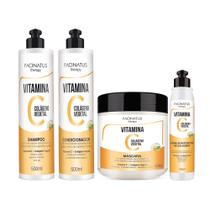 Kit Capilar Vitamina C e Colageno Therapy Facinatus Kit Capilar Vitamina C e Colageno Therapy Facinatus
