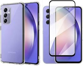 Kit Capinha Anti Choque + Película de Vidro 3D Para Samsung Galaxy A54 5G