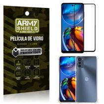 Kit Capinha Anti Impacto Moto E32 + Película Vidro 3D Armyshield