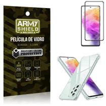 Kit Capinha Anti Impacto Samsung A73 5G + Película Vidro 3D