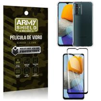 Kit Capinha Anti Impacto Samsung M23 5G + Película Vidro 3D - Armyshield