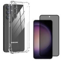 Kit Capinha Anti Impactos + Película Privativa Anti Espião 3d para Galaxy A54 5G Kit Capinha Anti Impactos + Película Privativa Anti Espião 3d para Galaxy A54 5G