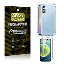 Kit Capinha Anti Shock Samsung A34 + Película de Vidro 3D Armyshield