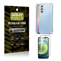 Kit Capinha Anti Shock Samsung A34 + Película De Vidro 3D
