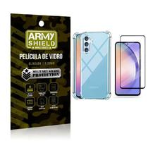 Kit Capinha Anti Shock Samsung A54 + Película De Vidro 3D