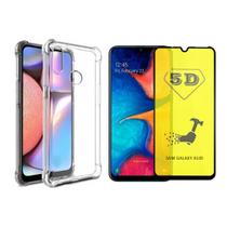 Kit Capinha Antichoque + Gel 5D Para Samsung Galaxy A10S Kit Capinha Antichoque + Gel 5D Para Samsung Galaxy A10S