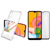 Kit Capinha Antichoque + Película 3D Para Samsung Galaxy A01