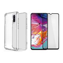 Kit Capinha Antichoque + Película 3D Para Samsung Galaxy A70 Kit Capinha Antichoque + Película 3D Para Samsung Galaxy A70