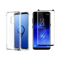 Kit Capinha Antichoque + Película 5D Para Samsung Galaxy S9 Kit Capinha Antichoque + Película 5D Para Samsung Galaxy S9