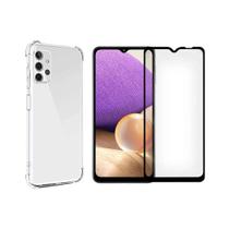 Kit Capinha Antichoque + Vidro 3D Para Samsung Galaxy A32 5G Kit Capinha Antichoque + Vidro 3D Para Samsung Galaxy A32 5G