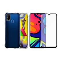 Kit Capinha Antichoque + Vidro 3D Para Samsung Galaxy M21S