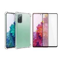 Kit Capinha Antichoque + Vidro 3D Para Samsung Galaxy S20 FE