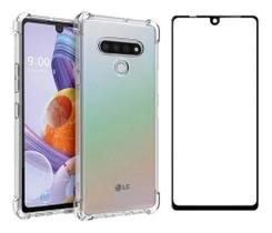Kit Capinha Capa Case Tpu Anti Shock LG K71 + Pelicula 3d Kit Capinha Capa Case Tpu Anti Shock LG K71 + Pelicula 3d