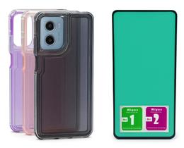 Kit Capinha Glitter Anti Impacto Para Moto G05 Ceramica Kit Capinha Glitter Anti Impacto Para Moto G05 Ceramica