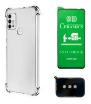 Kit Capinha + Película 9d Cerâmica + Câmera Para Moto G60 Kit Capinha + Película 9d Cerâmica + Câmera Para Moto G60