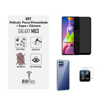 Kit Capinha + Película Privativa Fosca Cerâmica + Película Câmera Samsung Galaxy M63 - POP SHOP