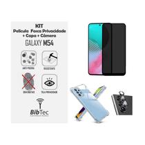 Kit Capinha + Película Privativa Fosca + Película Câmera Samsung Galaxy M54