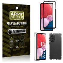 Kit Capinha Samsung A13 4G + Película De Vidro 3D Armyshield