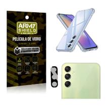 Kit Capinha Samsung A24 + Película de Câmera + Película de Vidro 3d Armyshield