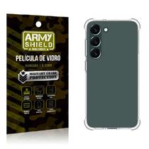 Kit Capinha Samsung Galaxy S23 Fe + Película de Vidro 3D - Armyshield