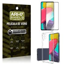 Kit Capinha Samsung M53 5G + Película de Vidro 3D Armyshield