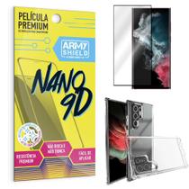 Kit Capinha Samsung S22 Ultra + Película Premium Nano 9D Armyshield