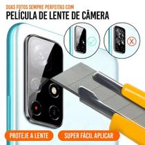 Kit Capinha Silicone + Película Camera 3D + Vidro Blindado