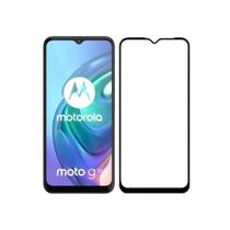 Kit Capinha Transparente Moto G10 + Película Vidro 3D Borda