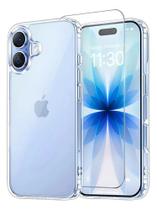 Kit Capinha Transparente Para Iphone 17 + Película 3d Vidro
