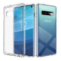 Kit Capinha Transparente Samsung Galaxy S10 + Película Nano Gel 9D Frontal - PREMIUM