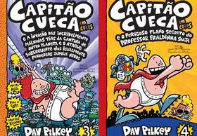 Kit Capitão Cueca Volumes 3 E 4 - Dav Pilkey - COMPANHIA DAS LETRAS