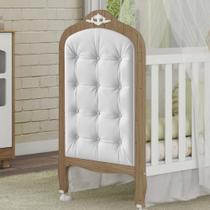 Kit Capitonê Berço 2 Peças Elô Móveis Peroba material sintético Branco