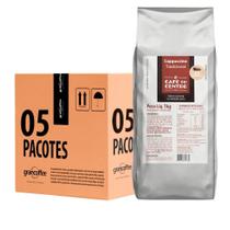 Kit Cappuccino Sem Canela Café Do Centro 5kg