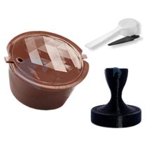 Kit Cápsula + Tamper Dolce Gusto Reutilizável Cafeteira Café - Designjean