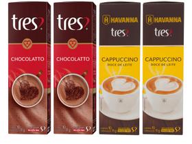 Kit Cápsula TRES 3 Corações Doce de Leite Havanna