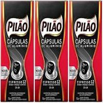 Kit cápsulas café pilão nespresso 12 extraforte = 30 cápsulas