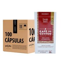 Kit Cápsulas Cerrado Mineiro 100 Unidades Café do Centro