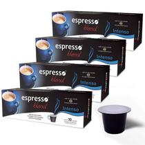 Kit Cápsulas de Café Espresso Blend Intenso - Compatíveis com Nespresso - 40 un.