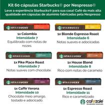 Kit Cápsulas de Cafés Mistos Starbucks by Nespresso