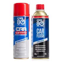 Kit Car Flush Limpa Motor E Limpa Contato Car80