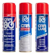 Kit Car80 Descarbonizante Desengripante Limpa Contato